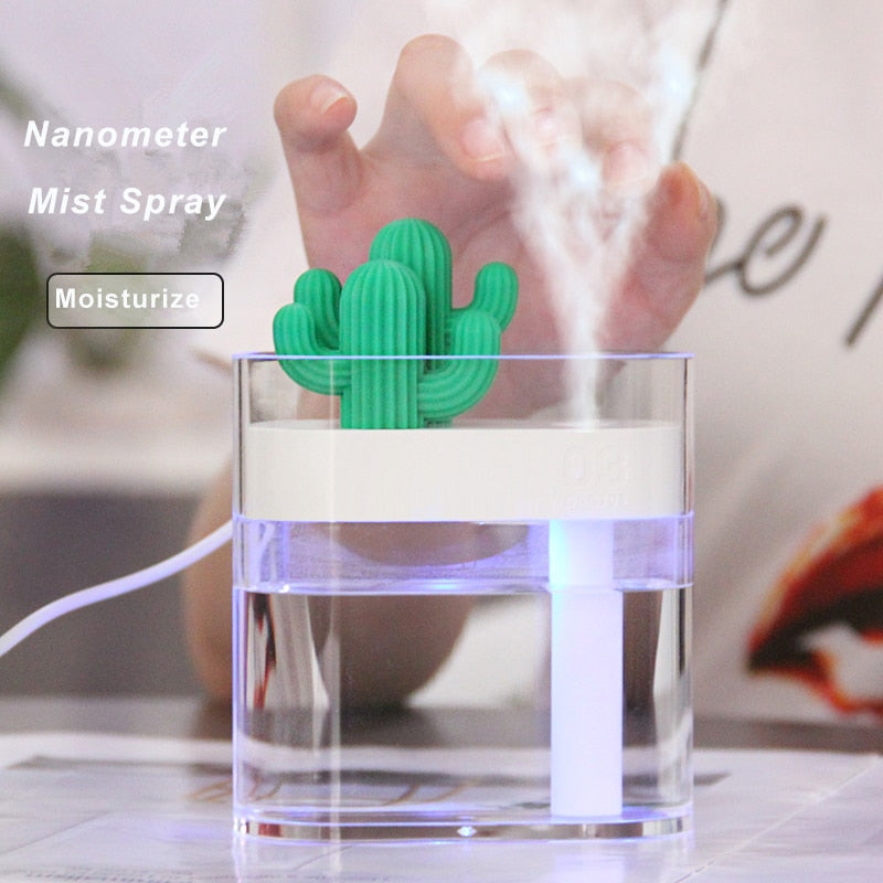 Ultrasonic Air Humidifier Clear Cactus